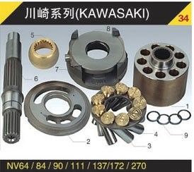 Pompy hydrauliczne tłokowe Kayaba JMV45-28